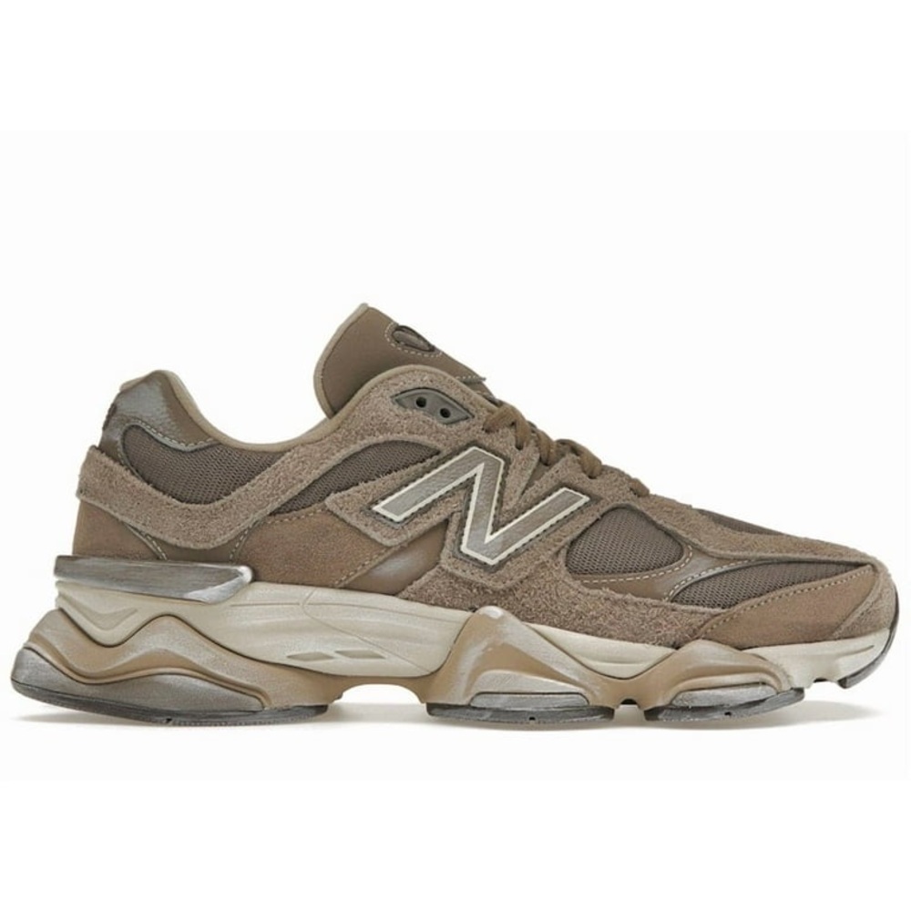 New Balance 9060 Mushroom and Gray Sneakers